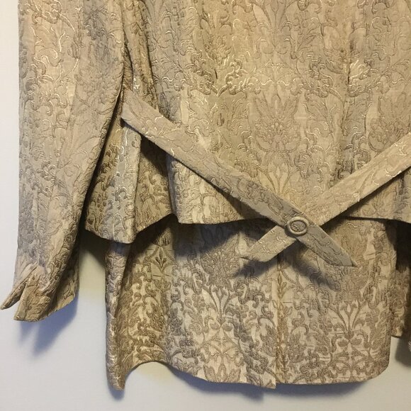 Vintage Jones New York Jacquard Damask Blazer and Skirt Set - Picture 8 of 16